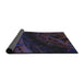 Thickness of Patterned Purple Novelty Rug, pat880