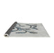 Thickness of Patterned Off-White Novelty Rug, pat920