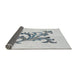 Thickness of Patterned Silver Gray Novelty Rug, pat922