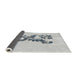 Thickness of Patterned Off-White Novelty Rug, pat923
