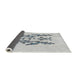 Thickness of Patterned Off-White Novelty Rug, pat930