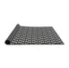 Thickness of Patterned Mid Gray Novelty Rug, pat946