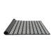 Thickness of Patterned Platinum Gray Novelty Rug, pat948