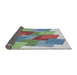 Thickness of Patterned Ash Gray Novelty Rug, pat965