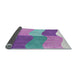 Thickness of Patterned Purple Violet Purple Novelty Rug, pat966