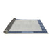 Thickness of Patterned Water Blue Novelty Rug, pat967