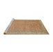 Sideview of Machine Washable Traditional Red Rug, wshtr1000