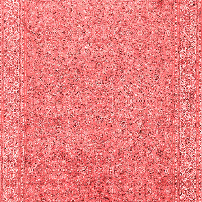 Machine Washable Persian Red Traditional Rug, wshtr1000red