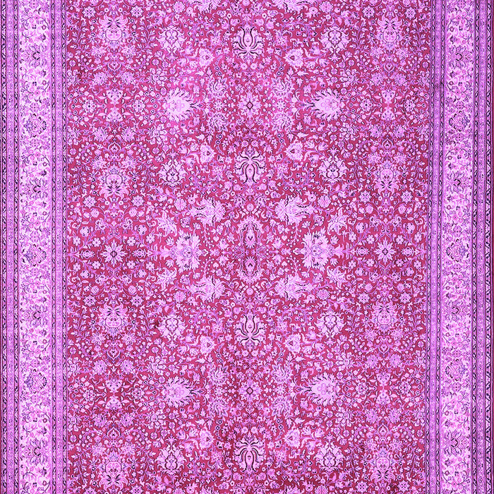 Machine Washable Persian Purple Traditional Area Rugs, wshtr1001pur