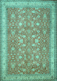 Persian Turquoise Traditional Rug, tr1001turq