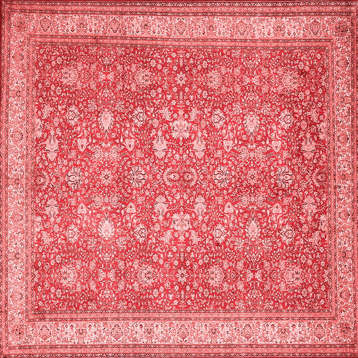 Machine Washable Persian Red Traditional Rug, wshtr1001red