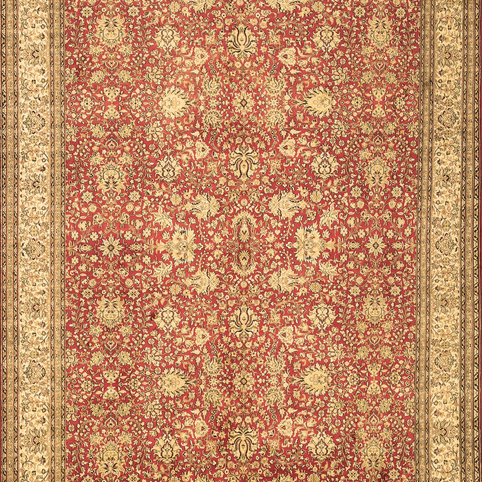 Machine Washable Persian Brown Traditional Rug, wshtr1001brn