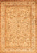 Persian Orange Traditional Rug, tr1002org