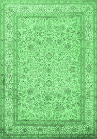 Persian Emerald Green Traditional Rug, tr1002emgrn