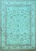 Persian Light Blue Traditional Rug, tr1002lblu