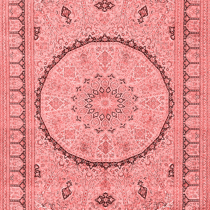 Medallion Red Traditional Area Rugs