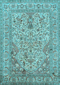 Persian Light Blue Traditional Rug, tr1004lblu