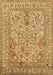 Machine Washable Persian Brown Traditional Rug, wshtr1004brn