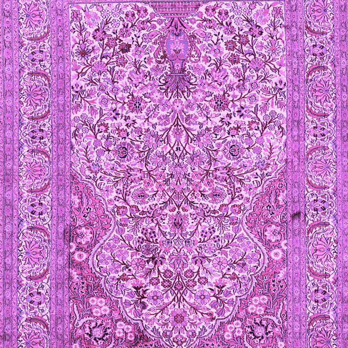 Machine Washable Persian Purple Traditional Area Rugs, wshtr1004pur