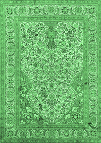 Persian Emerald Green Traditional Rug, tr1004emgrn