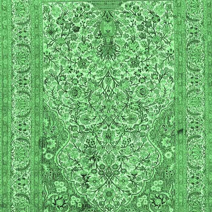 Persian Emerald Green Traditional Rug, tr1004emgrn