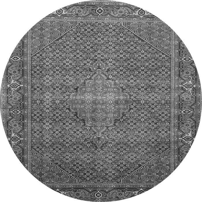 Square Persian Gray Traditional Rug, tr1005gry
