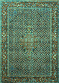 Persian Turquoise Traditional Rug, tr1005turq