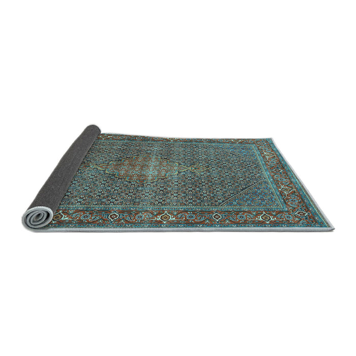 Sideview of Persian Light Blue Traditional Rug, tr1005lblu