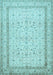 Persian Light Blue Traditional Rug, tr1006lblu