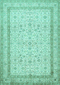 Persian Turquoise Traditional Rug, tr1006turq