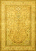 Persian Yellow Traditional Rug, tr1007yw