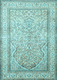 Persian Light Blue Traditional Rug, tr1007lblu