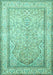 Persian Turquoise Traditional Rug, tr1007turq