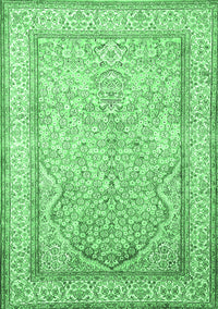 Persian Emerald Green Traditional Rug, tr1007emgrn