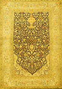 Persian Yellow Traditional Rug, tr1008yw