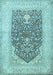 Persian Light Blue Traditional Rug, tr1008lblu