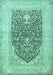 Persian Turquoise Traditional Rug, tr1008turq