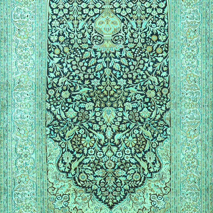 Persian Turquoise Traditional Rug, tr1008turq