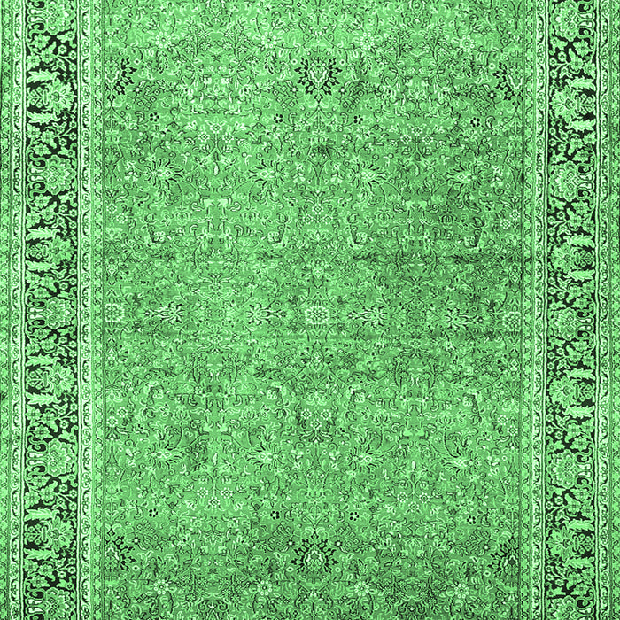 Persian Emerald Green Traditional Rug, tr1009emgrn