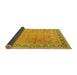 Sideview of Persian Yellow Traditional Rug, tr1009yw