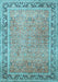 Persian Light Blue Traditional Rug, tr1009lblu