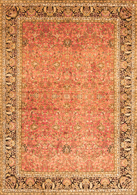 Persian Orange Traditional Rug, tr1009org