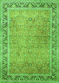 Persian Green Traditional Rug, tr1009grn