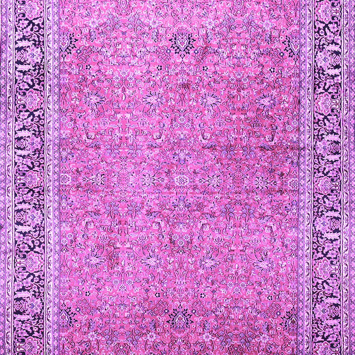 Machine Washable Persian Purple Traditional Area Rugs, wshtr1009pur