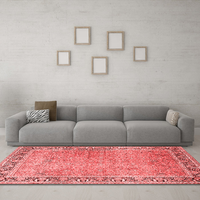 Traditional Red Washable Rugs