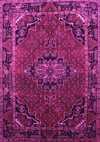 Medallion Pink Traditional Rug, tr100pnk