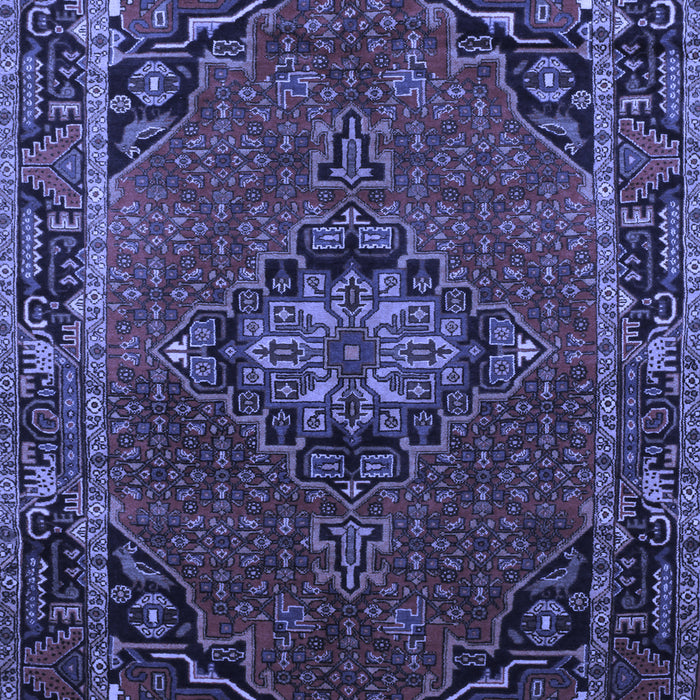 Medallion Blue Traditional Rug, tr100blu