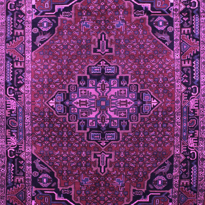 Medallion Purple Traditional Rug, tr100pur