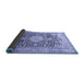 Sideview of Medallion Blue Traditional Rug, tr1010blu