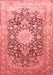 Medallion Red Traditional Area Rugs